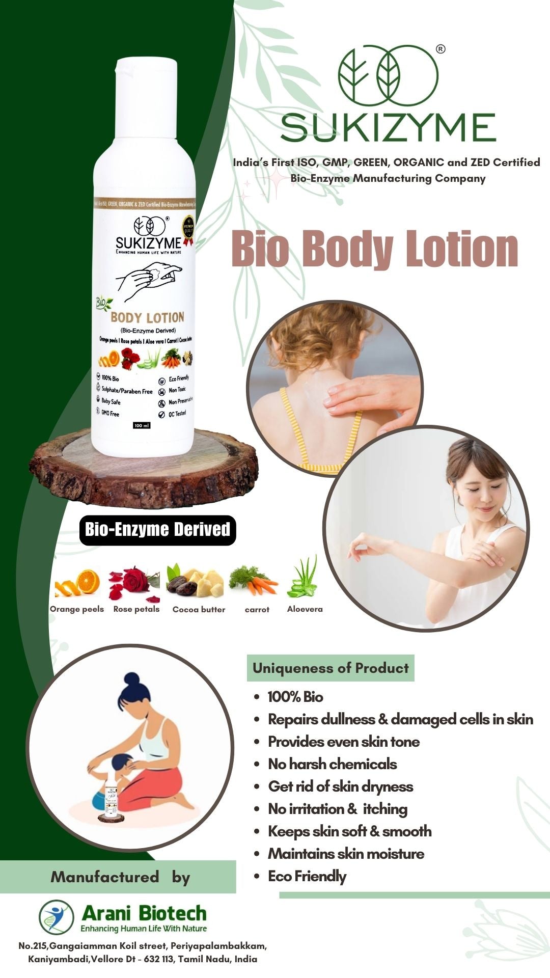 Sukizyme Body Lotion