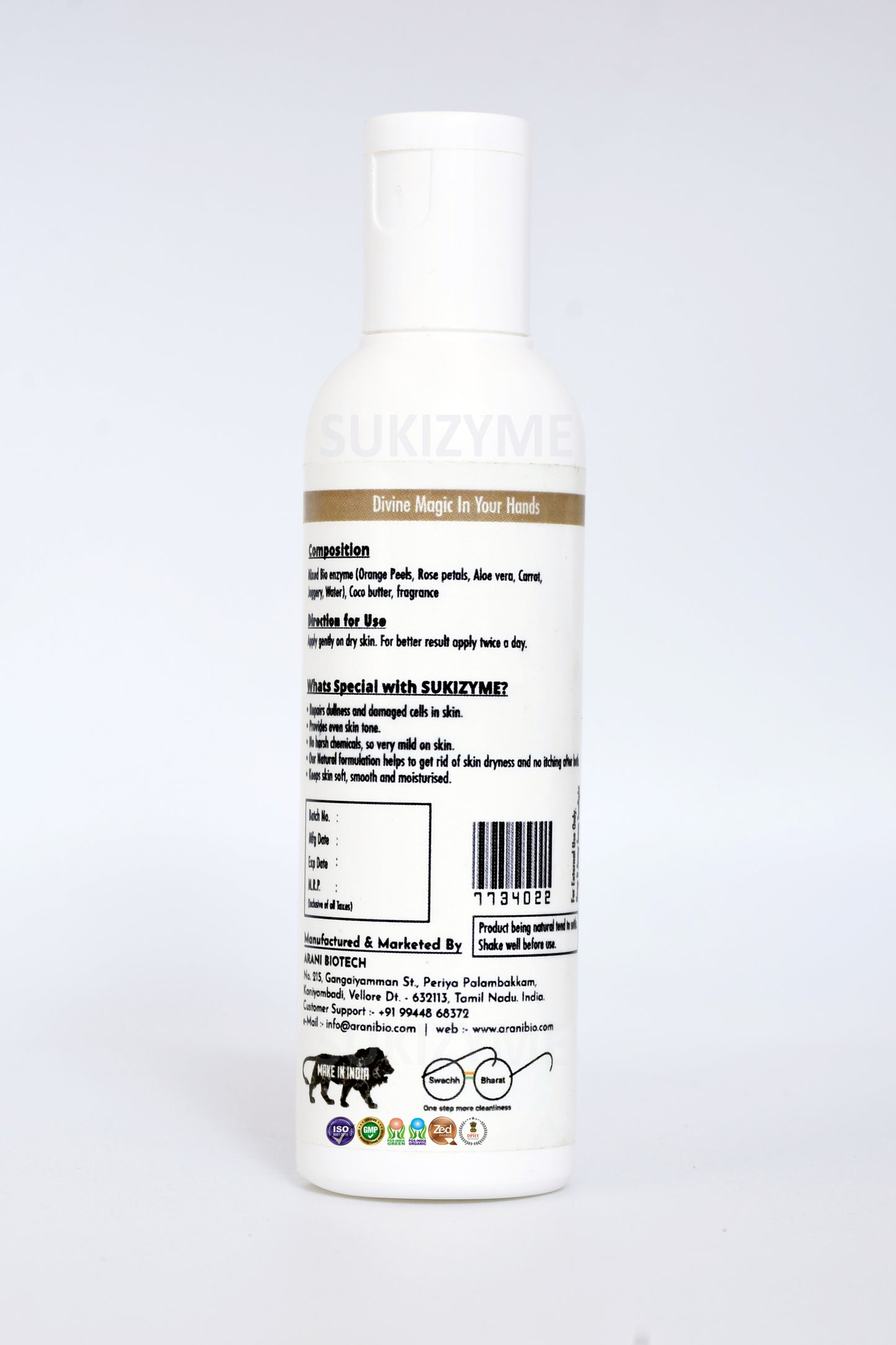 Sukizyme Body Lotion