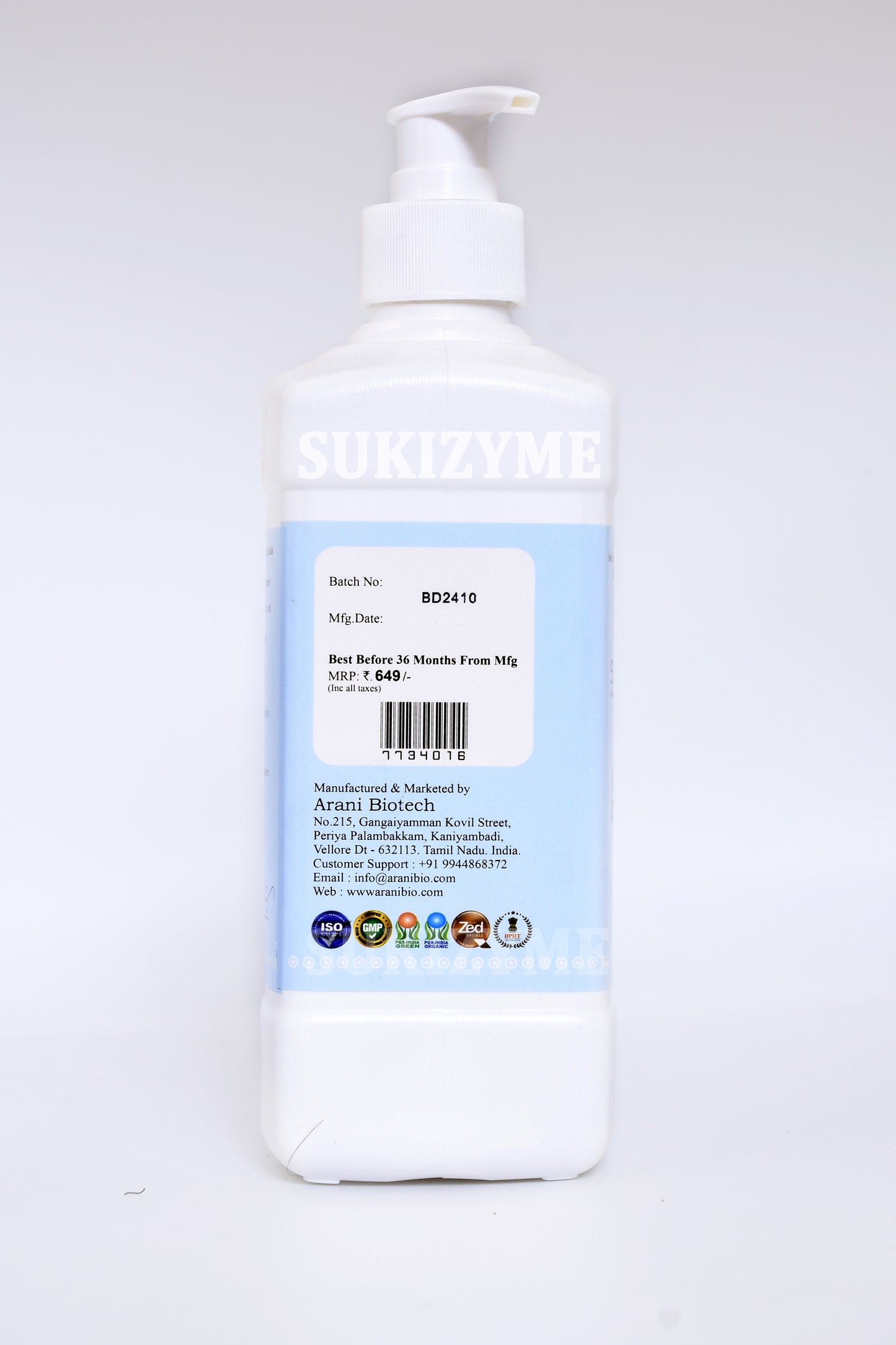 Sukizyme Body Wash