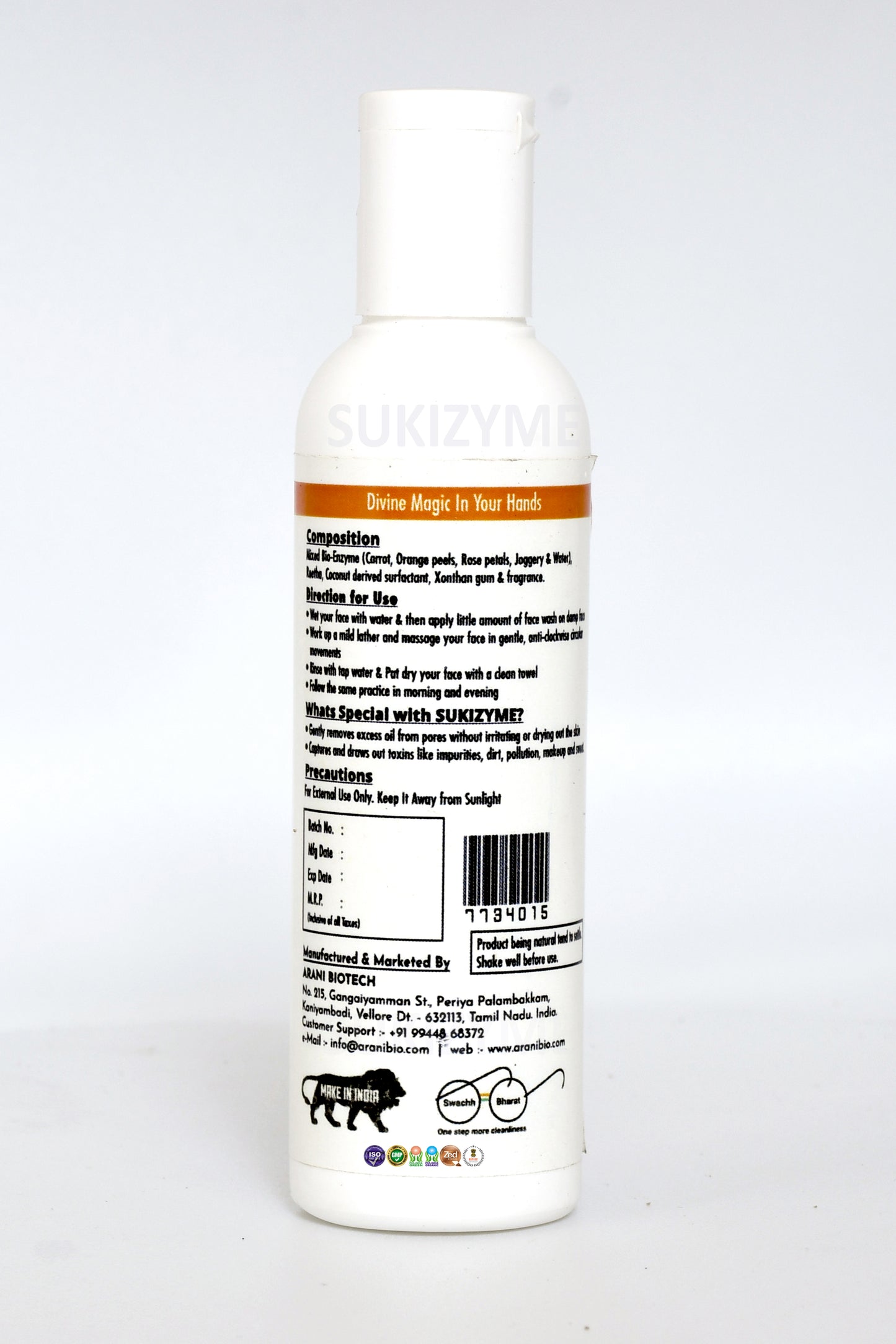 Sukizyme Face Wash