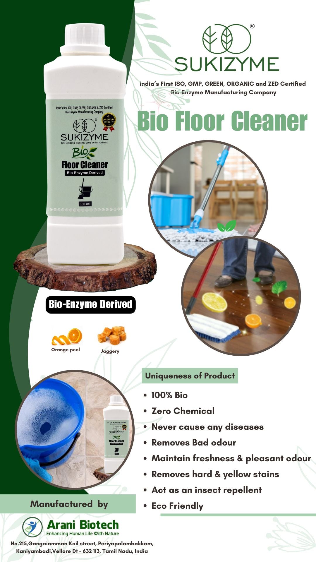 Sukizyme Floor Cleaner