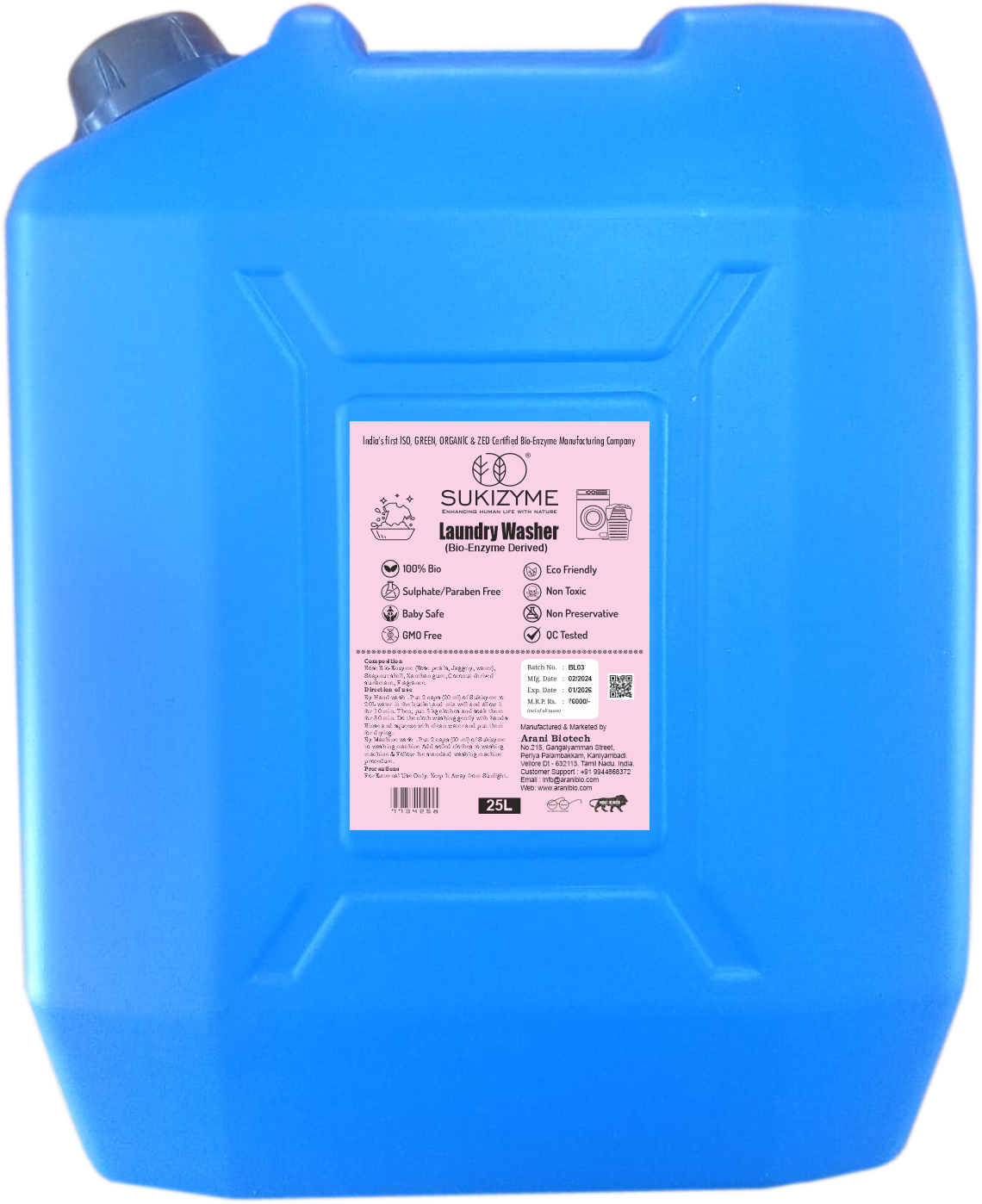 Sukizyme Laundry Washer (25 L)